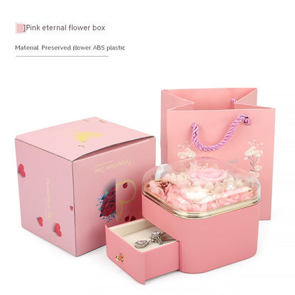 Valentines Day Rose Jewelry Box