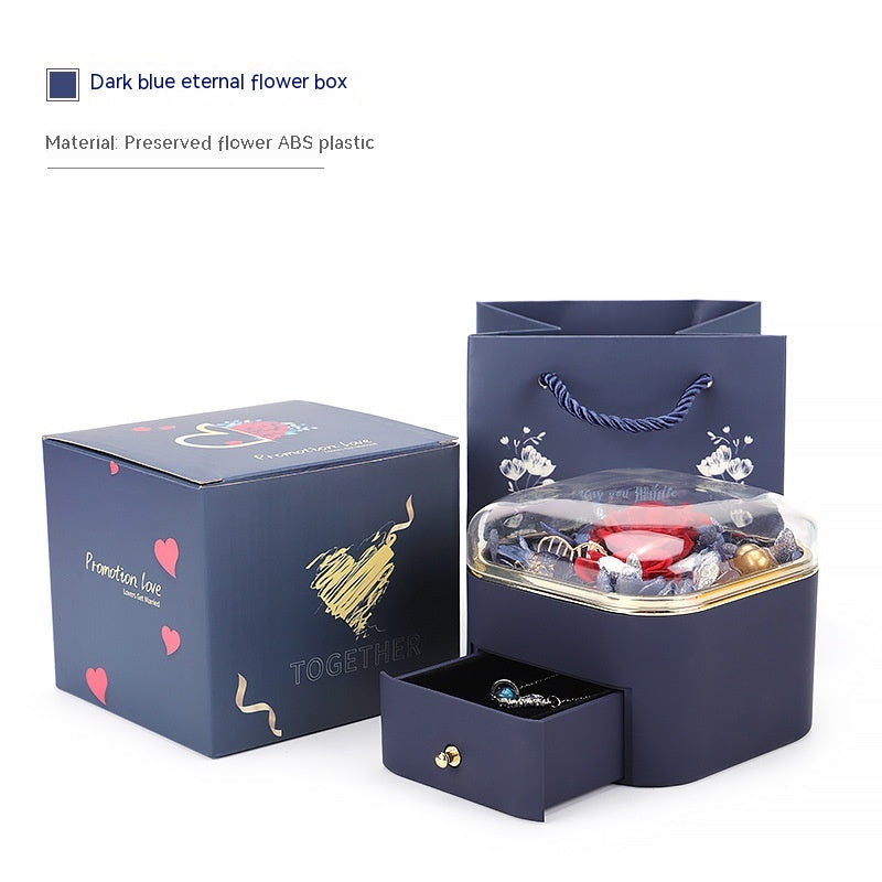 Valentines Day Rose Jewelry Box